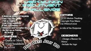 MercyUnion 500 subs Recruitment Challenge