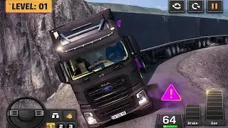 Extreme Long Truck Driving on Dangerous Roads | Bus Simulator Indonesia Gameplay | Walkthrough Game