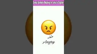 Emoji Symbols Meaning In Urdu to English 😜😜 Easy English | English speaking practice |
