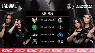 🔴 LIVE | HARI 3 | MWI 2024 X EWC Playoffs | (IND)
