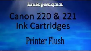 Canon 220 & 221 Ink Series - Internal Printhead Cleaning Procedure