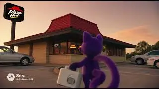 AI - Catnap goes to Vintage Pizza Hut in Fairfield, TX in 2004