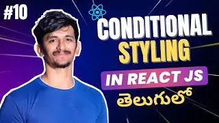 Conditional Styling in React JS in Telugu | className, Inline Styles & Mini Project | Video 10