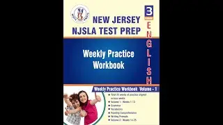 New Jersey NJSLA &ndash; 3rd Grade ELA Test Prep Workbook Volume 1 | Book Preview Video