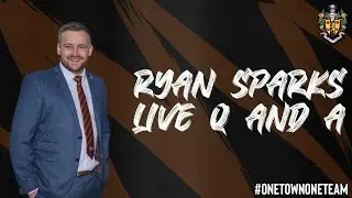 LIVE Q AND A WITH RYAN SPARKS
