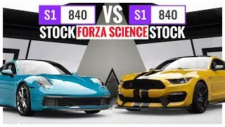 Forza Horizon 4 Forza PI Science : 911 Carrera S vs Shelby GT350R |&nbsp;Stock vs Stock Car [4K]