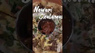 Nepali Pizza Unveiled: The Art of Making Chatamari #nepal #newar #newari #food #viralshort #culture
