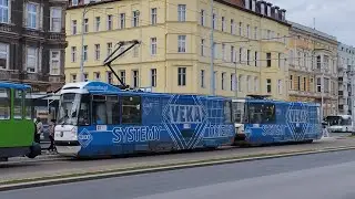 Tramwaje Szczecińskie &bull; покатушки на трамвае Konstal 105N2k/2000 №790+792 | Ride on Konstal 105N2k