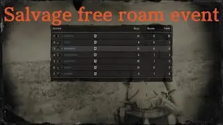 Rdro Rdr2 online Salvage free roam event