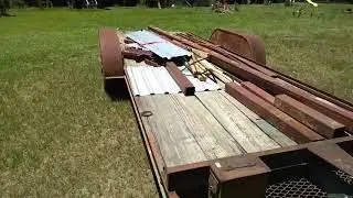 budget car hauler/atv trailer questions. value? restoration? what to do