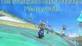 My livestream waiting screen (first time)
