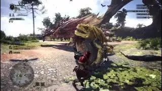 What happens when great jagras eats rathalos' aptonoth?