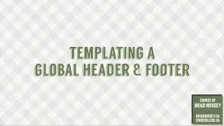 Global Header & Footer