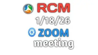 Rcm Training Zoom meeting Am 18/1/2026 #motivation#dream 