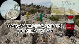 FACTOR SNIPER LONG İLE 100 METRE ATIŞLARI #pcpairgun #pcpairrifle #airrifle #airgun #longrange