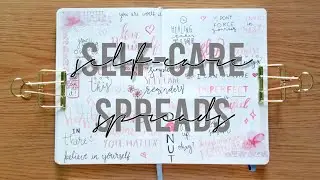 SELF-CARE SPREADS | 20 self-care reminders, self-care bingo, self-love || journeyinbullets
