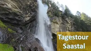 Tagestour Saastal   Weg der 18 Viertausender   Wasserfalltour