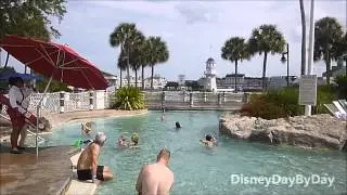 Disney's Yacht and Beach Club  Resort Stormalong Bay Pool Tour