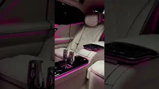 Ambient lights in Maybach #luxurycars #mercedesmaybach