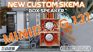 SKEMA BOX SUBWOOFER MINIDRAG 121 (BREWOG ) NEW CUSTOM 2025 