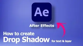 Adobe After Effects Drop Shadow Tutorial