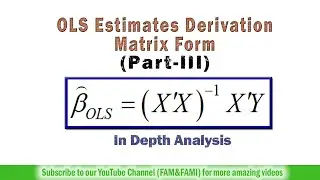 Vectors and Matrices Differentiation: Mastering Calculus for Multivariable Functions (Part 3/6)