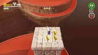 Super Mario Odyssey #3 Sand Kingdom, Moon Shards In The Sand