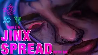 MAKE A JINX SKETCHBOOK SPREAD WITH ME!! // ARCANE