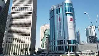 Doha Qatar Skyscrapers... Beautiful Buildings....