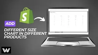Add different size chart for different products in shopify for free