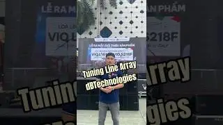 Qu&aacute; tr&igrave;nh setup & tuning hệ thống line array dBTechnologies Vio L1610