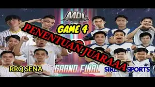 GAME 4 RRQ SENA VS SIREN ESPORTS | GRAND FINAL MDLS2 | MLBBINDONESIA