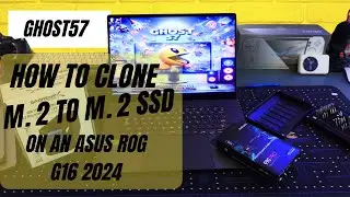 How to Clone a M.2 SSD to M.2 SSD for ASUS ROG G16 2024 | SABRENT USB C Clone & Macrium Reflect