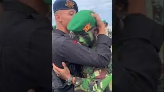 Ketika Adiknya Brimob jadi TNI #tniad #kostrad #army #kopassus #brimob