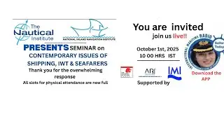 Contemporary Issues of Shipping, IWT  Seafarers