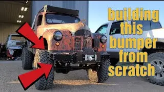 Winch bumper build for the offroad Rat Rod