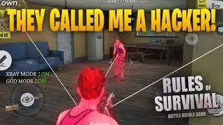 PROS CALL ME A HACKER IN TOURNAMENT! AM I HACKING? Rules of Survival