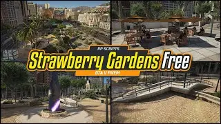 Strawberry Gardens Legion Square replaced (Free Gta V FiveM Map)