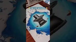 Mahadev Drawing 🔥 #shorts #mahadev #shiv #art #drawing