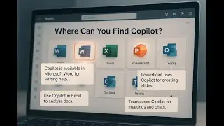 Discover Microsoft Copilot with commented slides. Tutorials on other apps in description