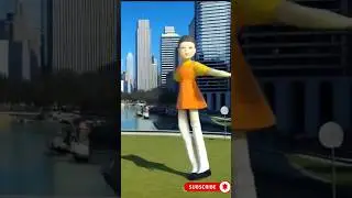Squid Game Doll Dancing Belly Dance #squidgame2 #squidgamedoll #squidgamchallenge #ai