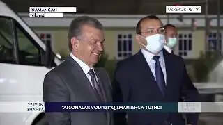Shavkat Mirziyoyev Namangan viloyatiga tashrif buyurdi