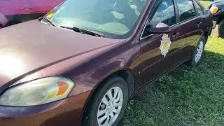 Lot # 117 2007 Chevy Impala LS (No Start)