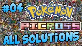 POKEMON PICROSS - AREA 04 ALL SOLUTIONS & MEW