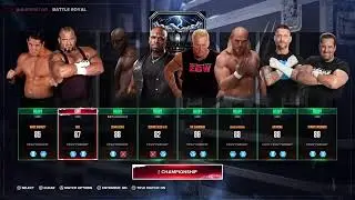 WWE 2K 24 Fantasy universe with past legends current Wrestlers And Fiction Wrestlers alike For shows