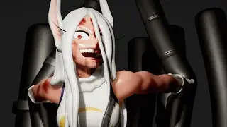 Mirko 3d turntable | My hero academia