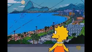 THE SIMPSONS -The Simpsons Travel To Brazil !
