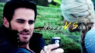 once upon a time | killian jones vs modern world [HUMOR]