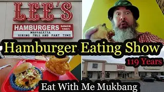 Eat with Me Mukbang Lee's Hamburgers: Hamburger Eating Show