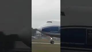 B747-400F Dep from Doncaster Airport. AirBridgeCargo